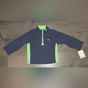 Carter's Navy and Lime Kids sweater